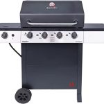 Char-Broil 463331422 Performance Amplifire 4-Burner Cart Style Liquid Propane Gas Grill, Metallic Gray