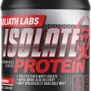 Goliath Labs ♥ Whey Protein Powder Isolate 5 lb 100% Cold Filtered (Unflavored)