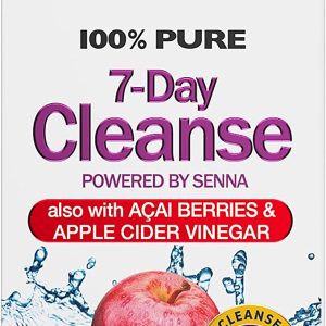 Detox Cleanse | Purely Inspired 7 Day Cleanse and Detox Pills | Acai Berry Cleanse | Whole Body Cleanse Detox for Women & Men | Body Detox with Senna Leaf & Digestive Enzymes | 42 Acai Berry Capsules