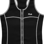 FILA Accessories Women's Sauna Vest - Neoprene Sweat Suit Zipper Tank Top Hot Slimming Body Shaper Waist Trainer
